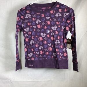 Ellemenno Girls Purple & Pink Long Sleeve Top